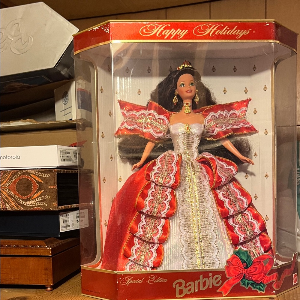 Barbie Holiday Edition Doll - Red, White, and Gold